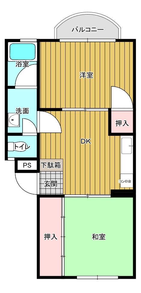 寿美マンションの間取り