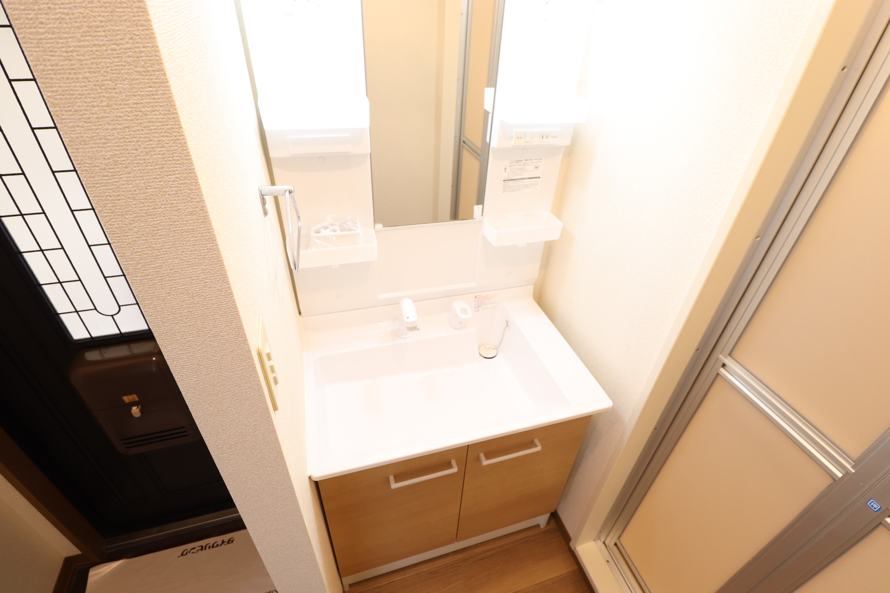 洗面設備　独立洗面台！