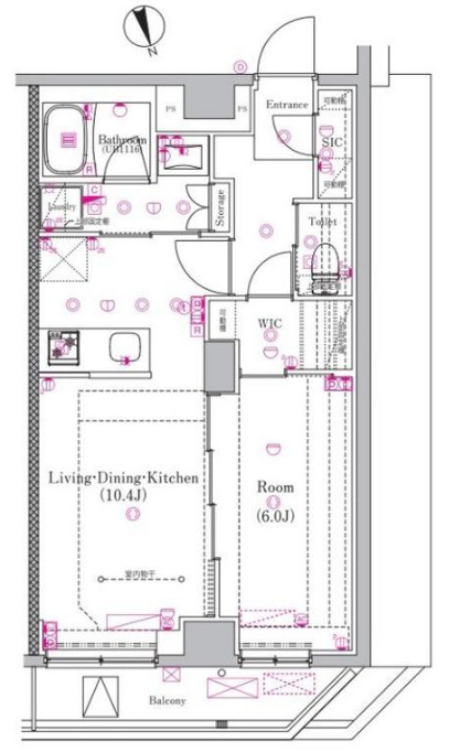 RELUXIA品川中延の間取り