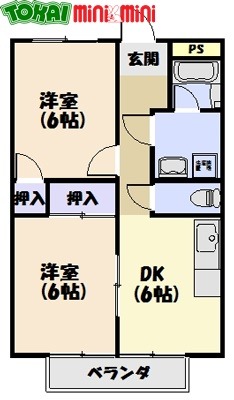 SurplusII　OKADAの間取り