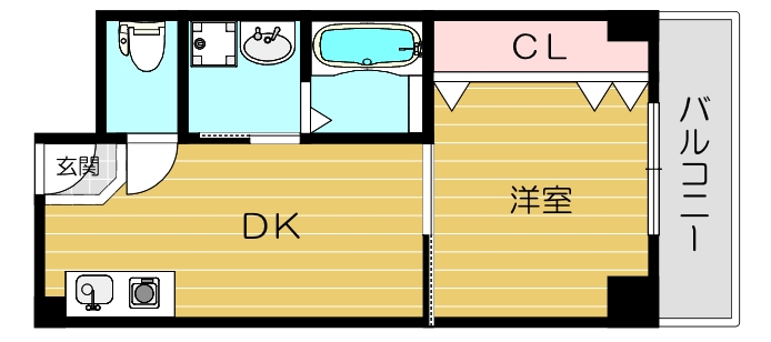 ファミール大日の間取り