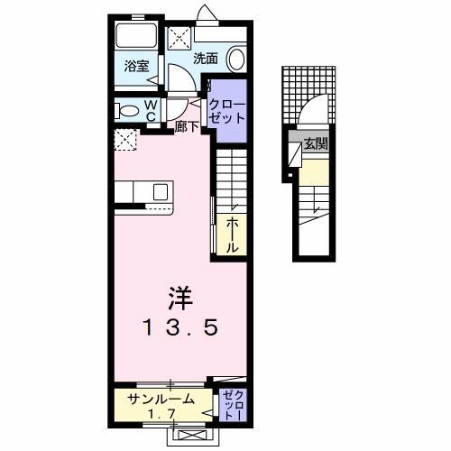 ルミエール弥栄IIの間取り