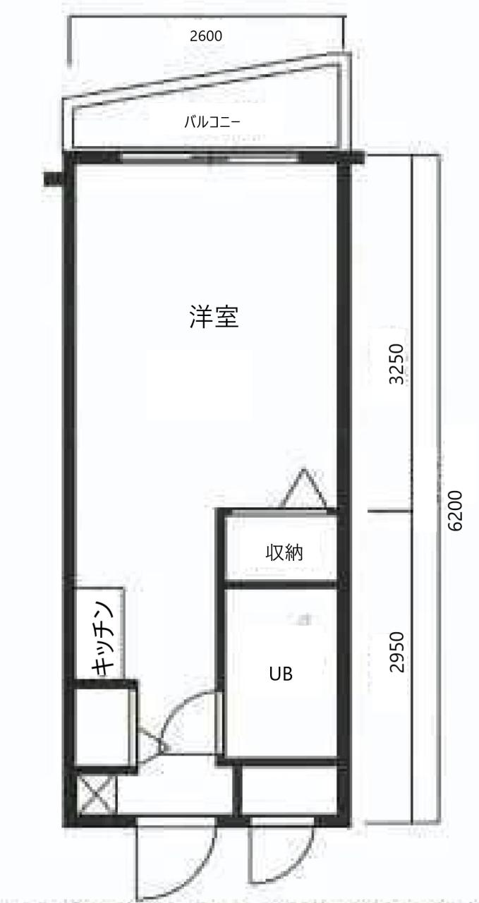 コンドミニアム蒔田の間取り