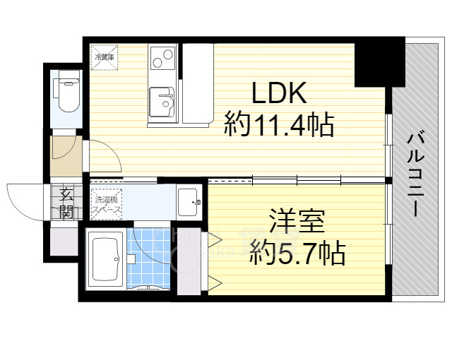 ORSUS新大阪の間取り