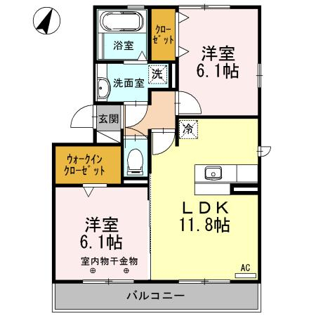 Ａ－Ｒｏｏｍの間取り