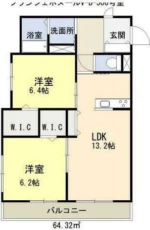 川口市西川口のマンションの間取り