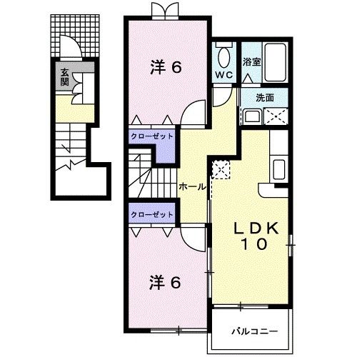 サニー扇屋Ａの間取り