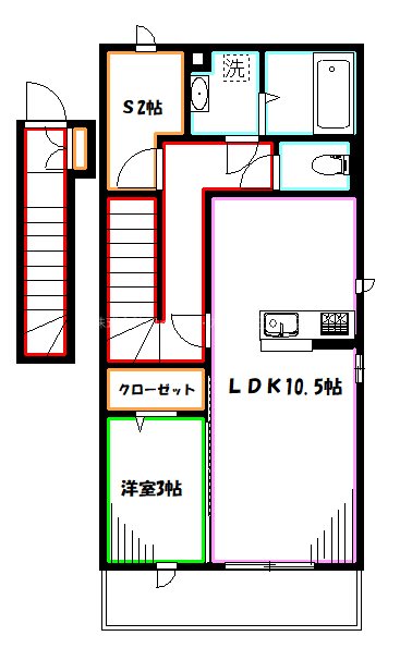 【エスプレミアムグランディールの間取り】