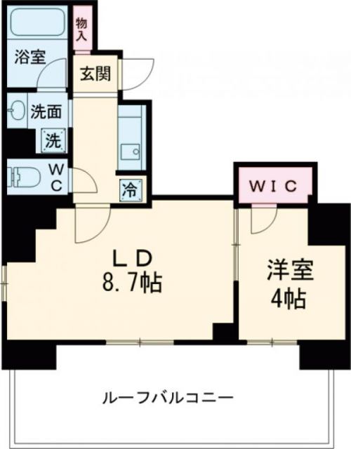 クロスレジデンス神田神保町の間取り