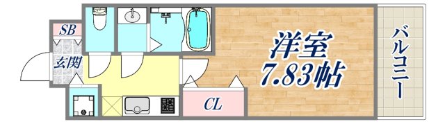 Ｌｕｘｅ東灘の間取り