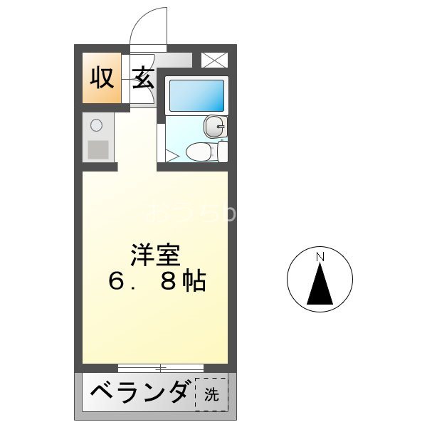 スペースイン金山の間取り