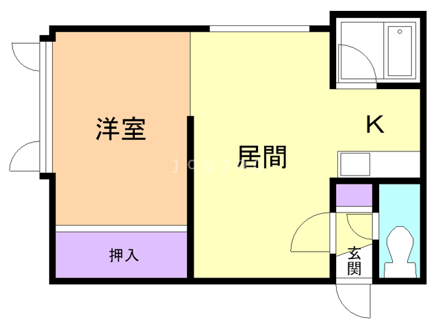 ハートスクエア８号館の間取り