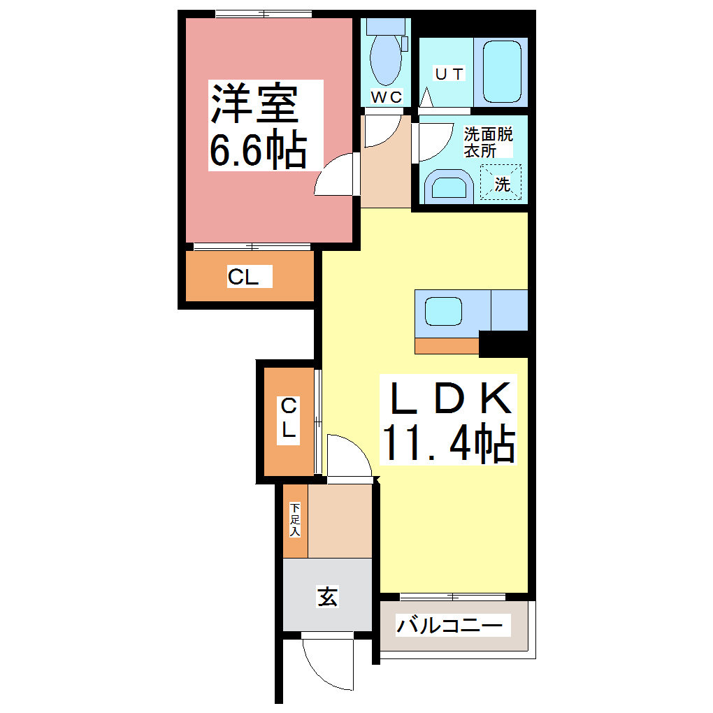 クレシアの間取り