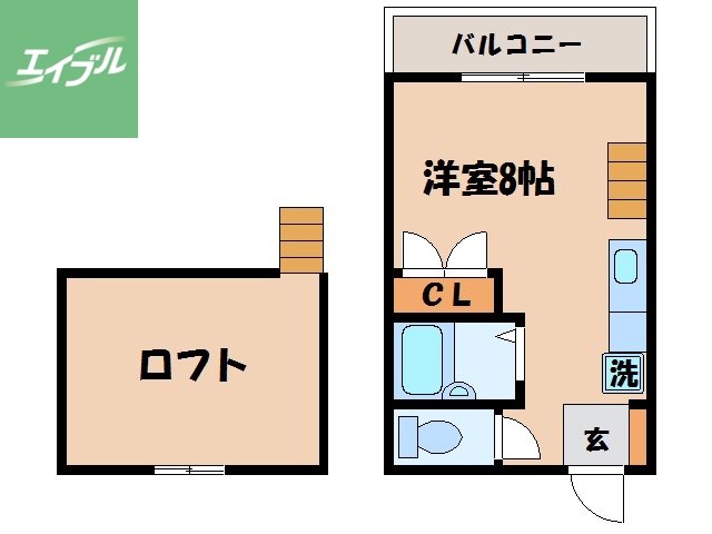 ハイツ来夢の間取り