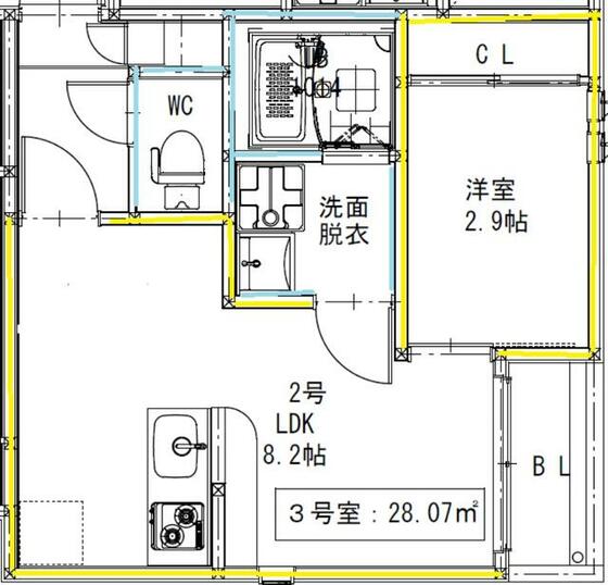 Ｇ－ｓｍａｒｔ　ｃｈａｒｍａｎｔ（シャルマン）の間取り