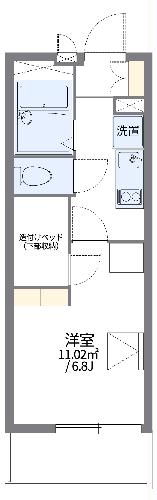 レオパレス三島広小路の間取り