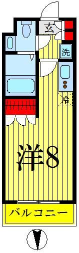 レジディア錦糸町の間取り