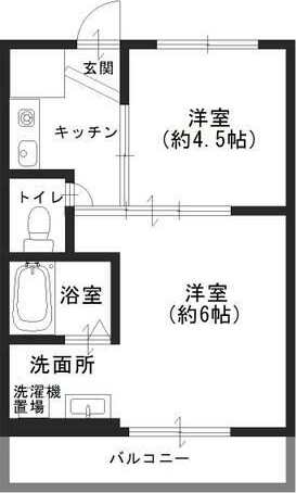 ヴィラナリー撫養 2号棟の間取り