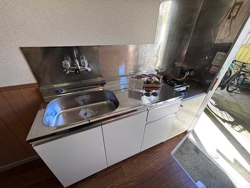 キッチン　ガスコンロ対応！