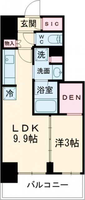 パークアクシス板橋本町ステーションゲートの間取り