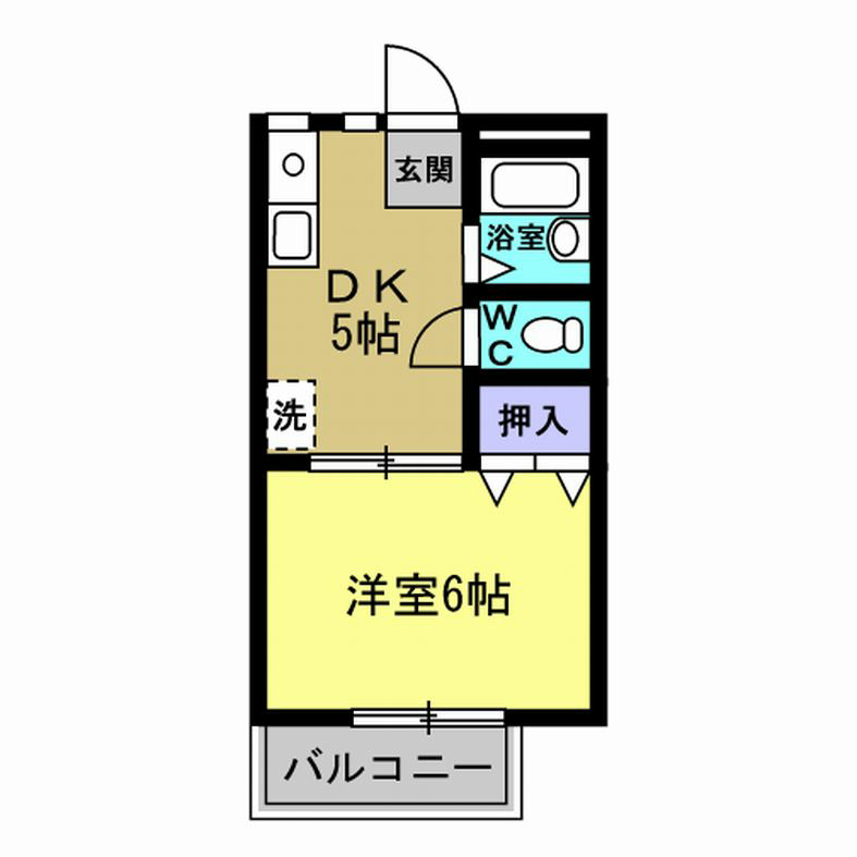 サニーサイド南大沢Ａの間取り