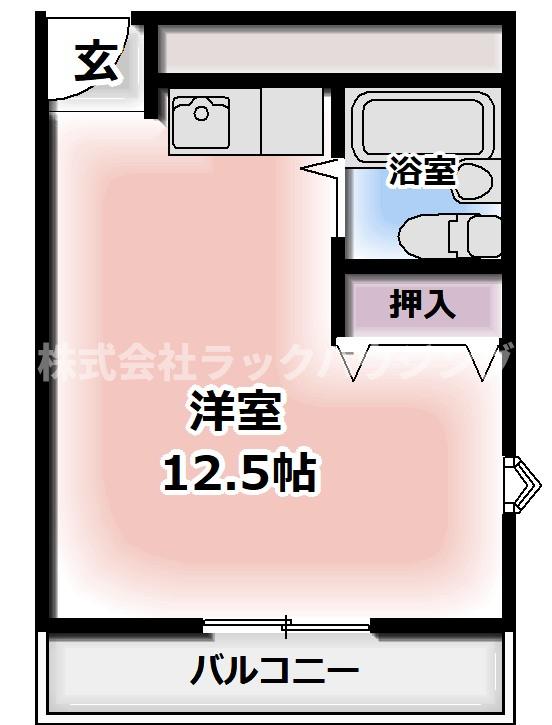 門真市小路町のマンションの間取り