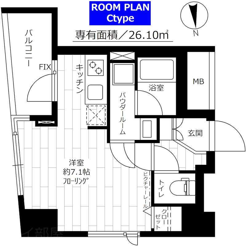 ステージファースト上野の間取り