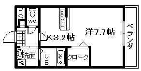 アンプルールユートピアの間取り