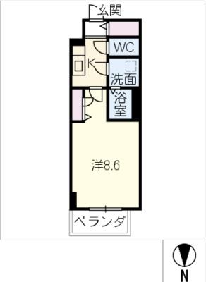 ファステート名古屋駅前アルティスの間取り