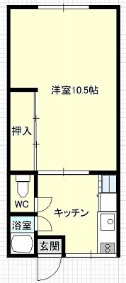 バウハウス６の間取り