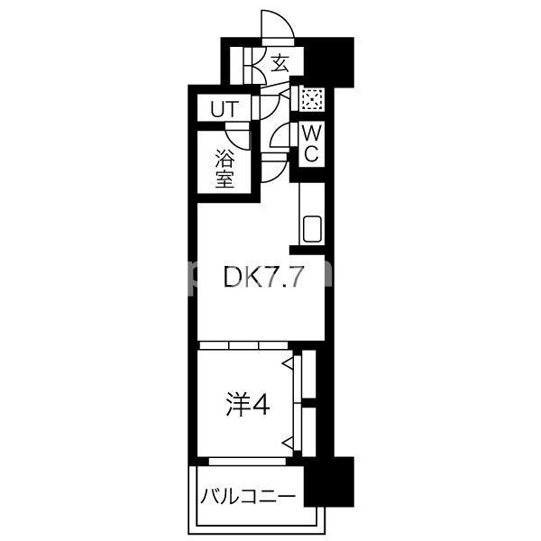 グランカーサ難波元町の間取り