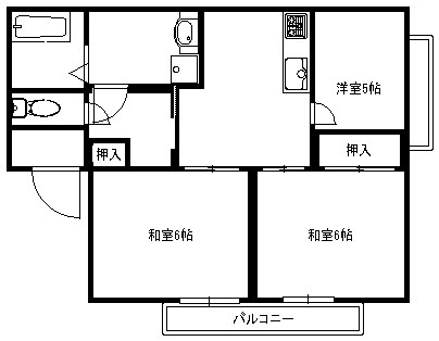 グランデール山王の間取り