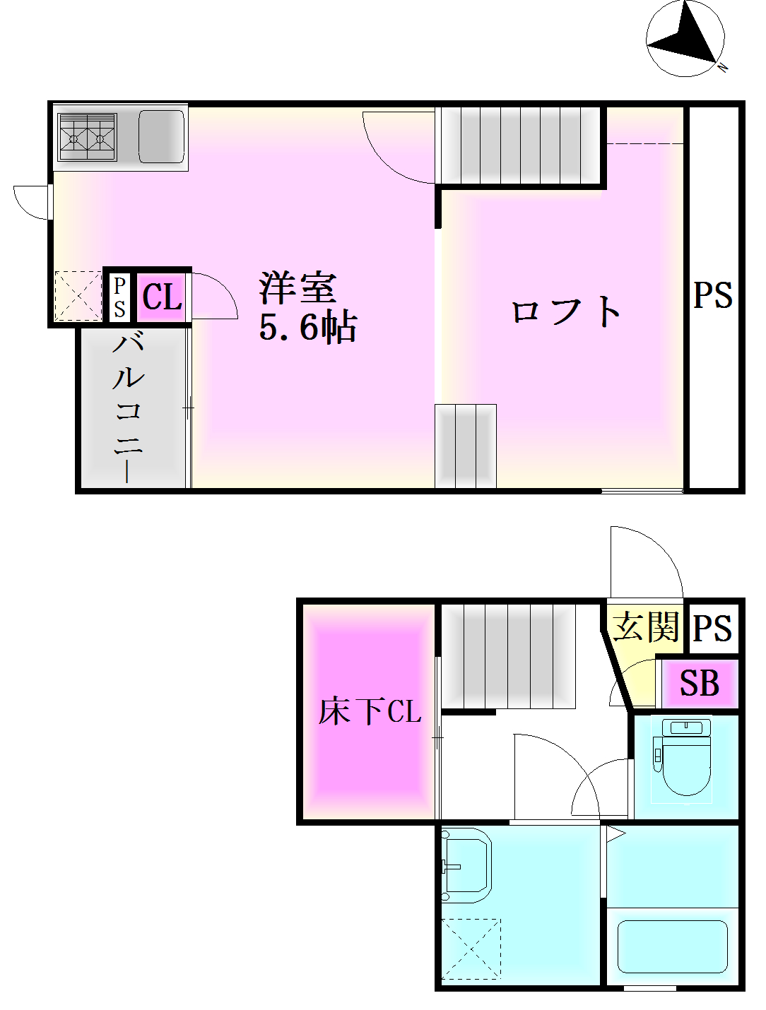 CB原市ジョイアの間取り