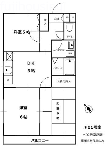 パルトゥネール栗橋の間取り