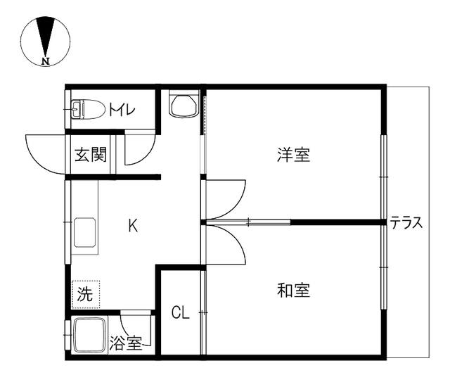 メゾン田上の間取り