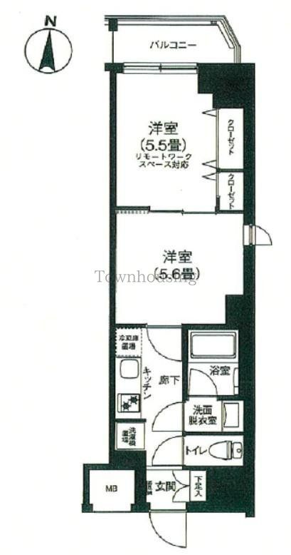 アイルプレミアム錦糸町の間取り