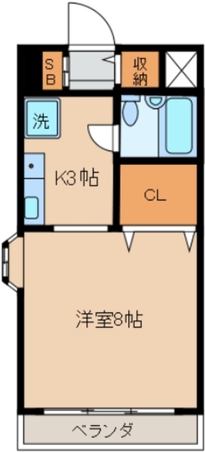 ヴェルス本八幡の間取り