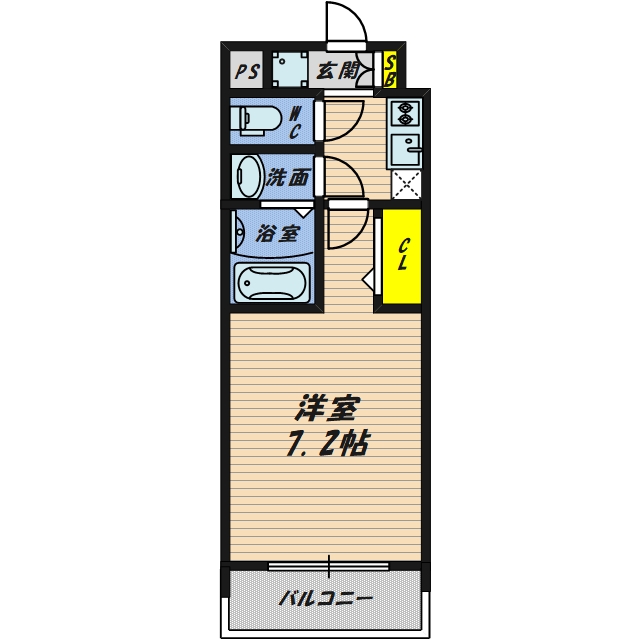 フォーリアライズ城東ファインの間取り