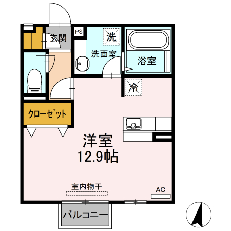 D-room平成大学の間取り