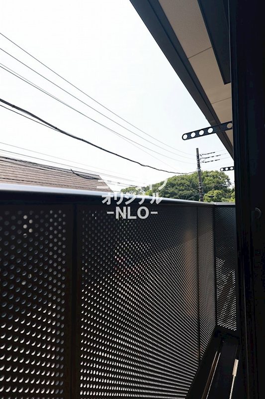 バルコニー　室外に物干し竿を通すことができます☆