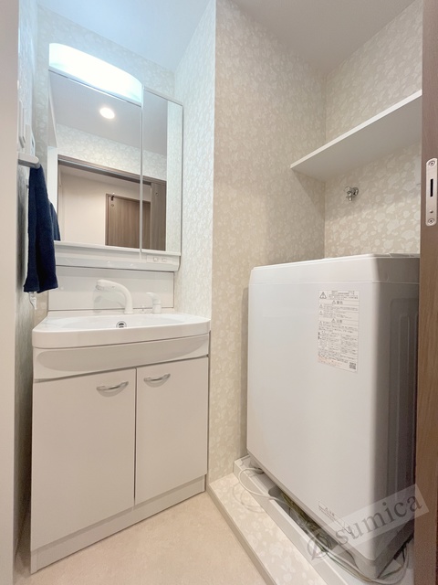 洗面設備　洗面脱衣所付き！独立洗面台が便利です♪♪