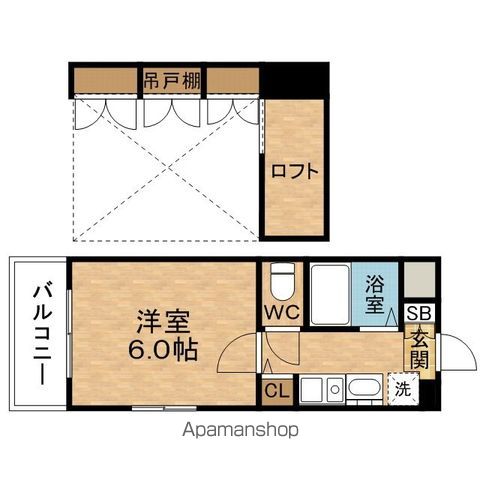 地下鉄御堂筋線 中津駅 徒歩8分 10階建 築26年の間取り写真