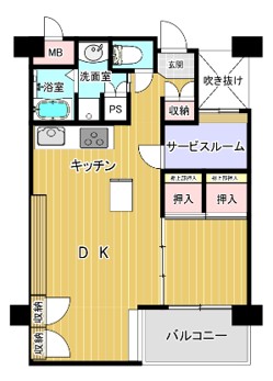 ルネ千駄木プラザの間取り