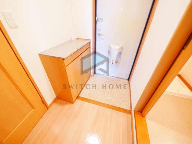 玄関　明るい玄関です