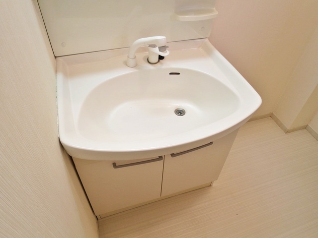 洗面設備　嬉しいシャンプードレッサー！