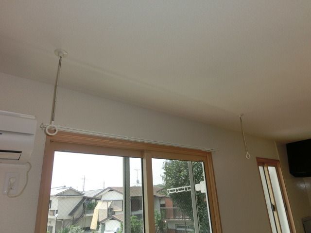 その他部屋・スペース　室内で洗濯物が干せます！雨の日に便利ですね。