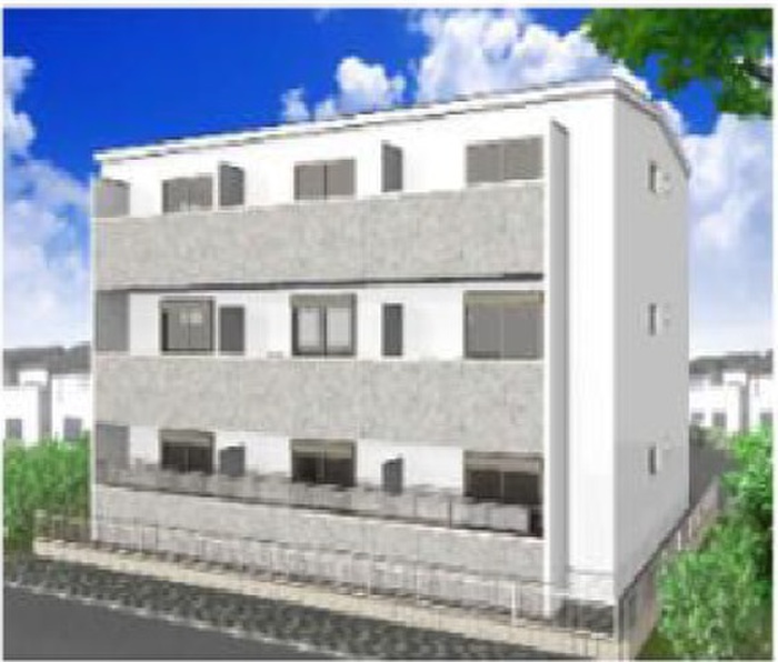 建物外観　建築中