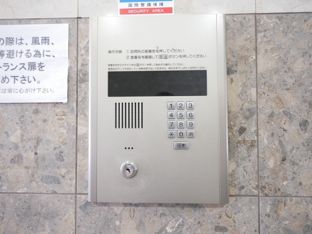 セキュリティ　オートロック付きで安心です