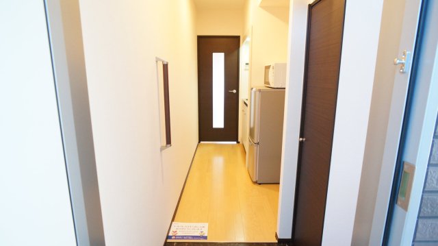 その他設備　スッキリとした廊下