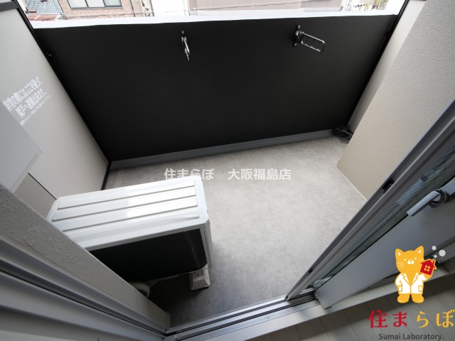 バルコニー　日常使いを想像しながら
